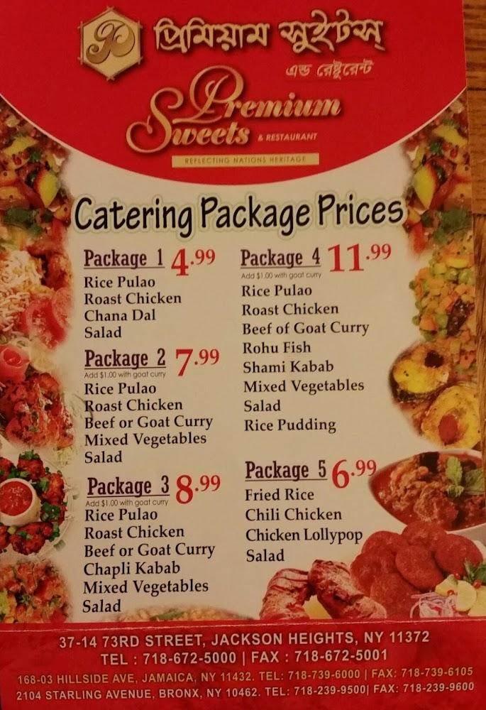 Premium Sweets & Restuarant Menu image 1